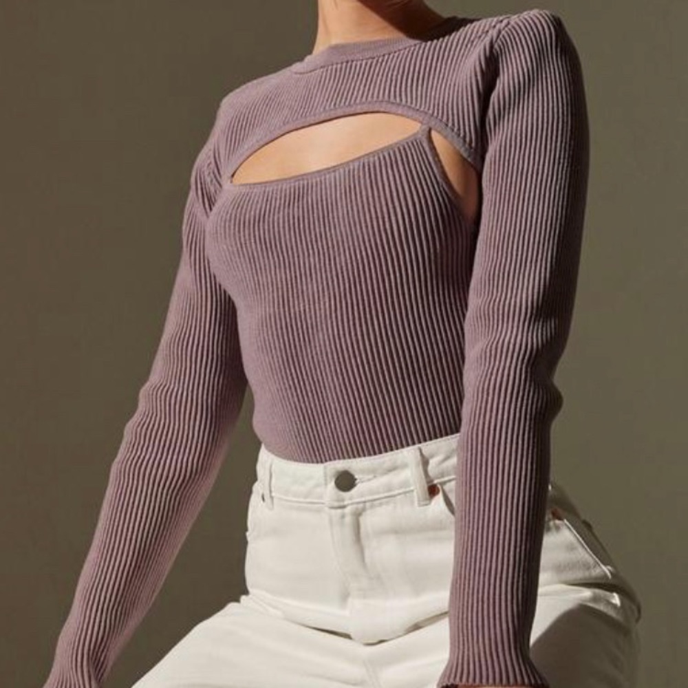 Never worn shrug and bodysuit set